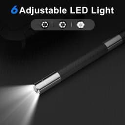 Эндоскоп автомобильный с экраном Jeseral JS260-28D, 360 градусов, с гибкой 6,2-мм камерой, с 2-сторонней артикуляцией и 2,8-дюймовым дисплеем