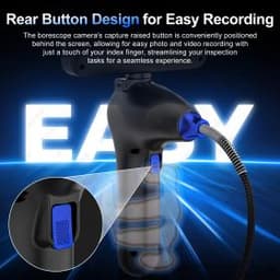 Эндоскоп автомобильный с экраном Jeseral JS439-DT, 360 градусов, с гибкой 3,9-мм камерой, с 4-сторонней артикуляцией и 5-дюймовым дисплеем