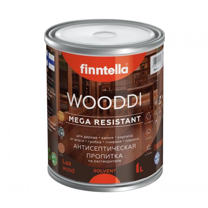 Пропитка по дереву WOODDI Антисептическая акрилатно-алкидная (база ЕС) 1л