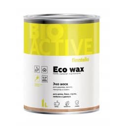 Эко Воск деревозащитный 100% натуральный BIO WAX 1 л для бань,саун, срубов