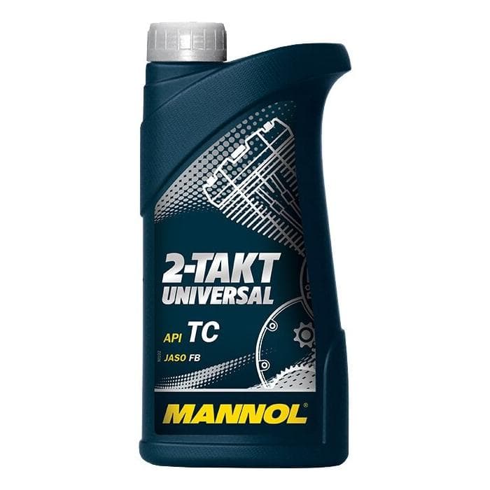 Масло моторное для 2-х тактных двигателей MANNOL 2-TAKT UNIVERSAL 1л