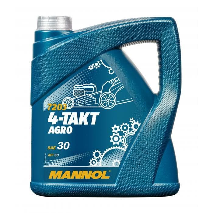 Масло моторное для 4-х тактных двигателей MANNOL 4-TAKT AGRO SAE 30 4л