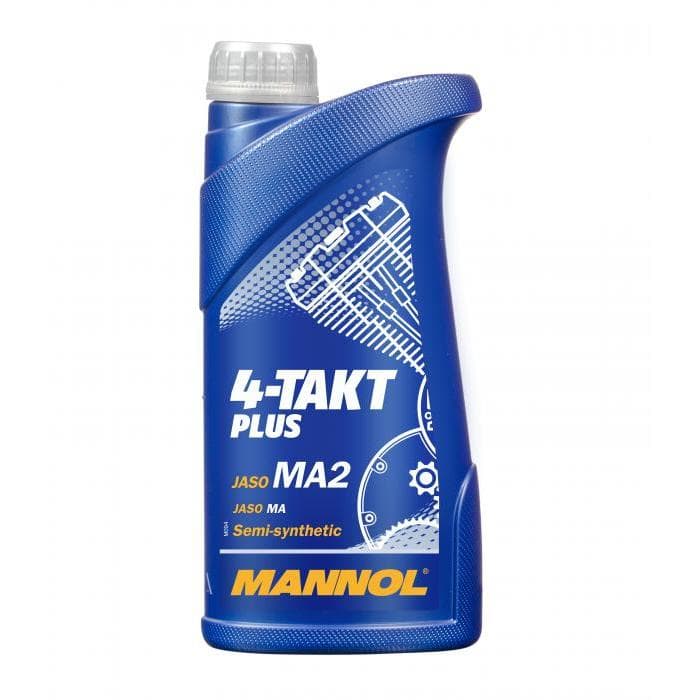 Масло моторное для 4-х тактных двигателей MANNOL 4-TAKT PLUS SAE 10W-40 1л