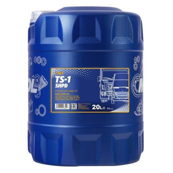 Масло моторное для тракторов MANNOL SHPD TS-1 SAE 15W-40 20л