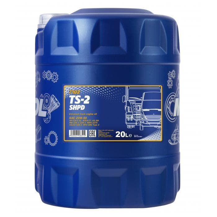 Масло моторное для тракторов MANNOL SHPD TS-2 SAE 20W-50 20л