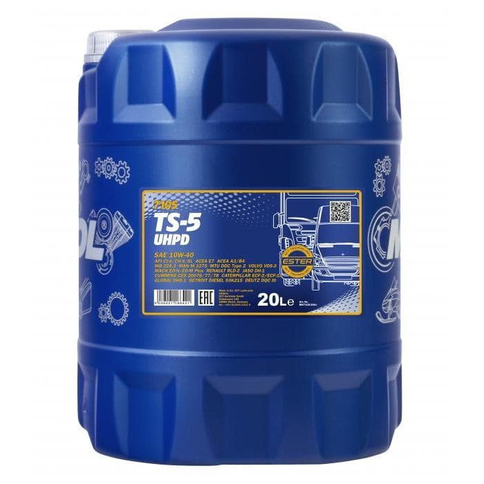 Масло моторное для тракторов MANNOL UHPD TS-5 SAE 10W-40 20л