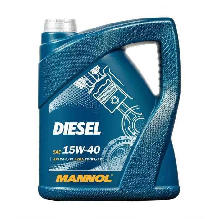 Минеральное моторное масло MANNOL DIESEL SAE 15W-40 5л
