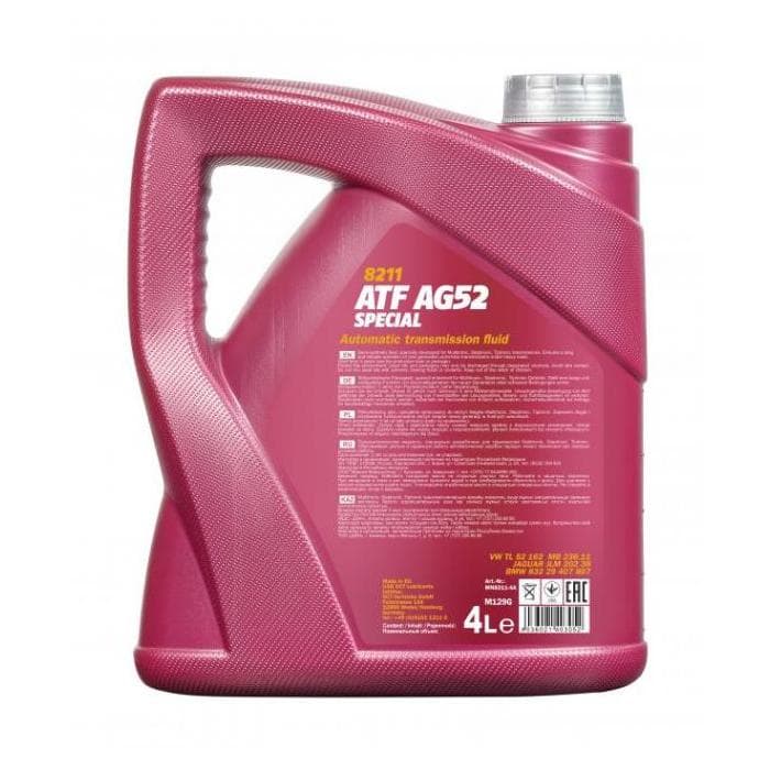 Трансмиссионное масло MANNOL ATF AG52 AUTOMATIC SPECIAL 4л