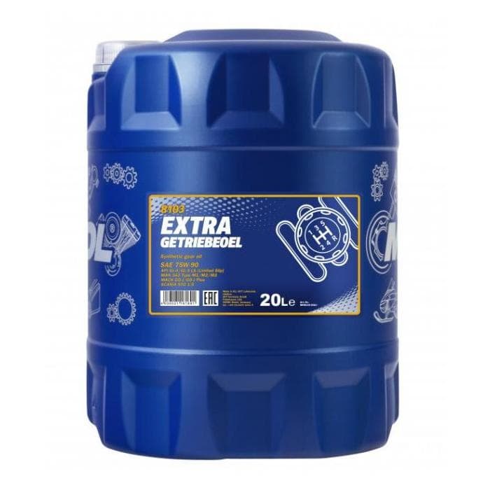 Трансмиссионное масло MANNOL EXTRA GETRIEBEOEL SAE 75W-90 20л