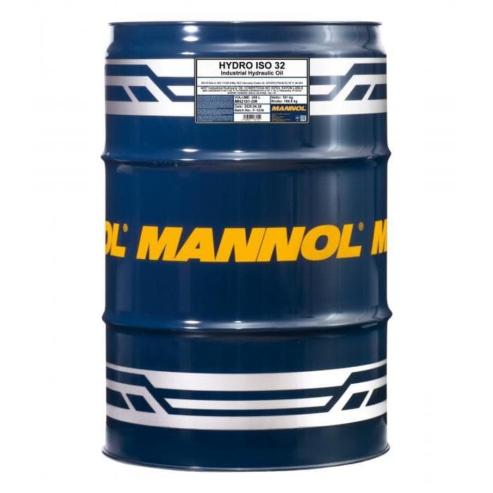 Гидравлическое масло Mannol Hydro ISO 32 208л