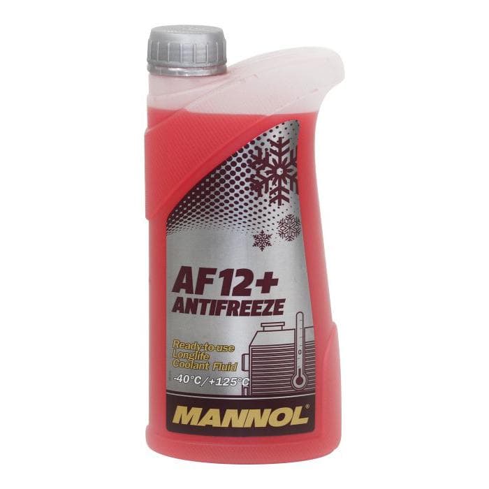 Антифриз MANNOL AF12+ (-40°C красный) 10л