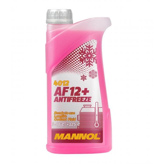 Антифриз MANNOL AF12+ (-40°C красный) 1л