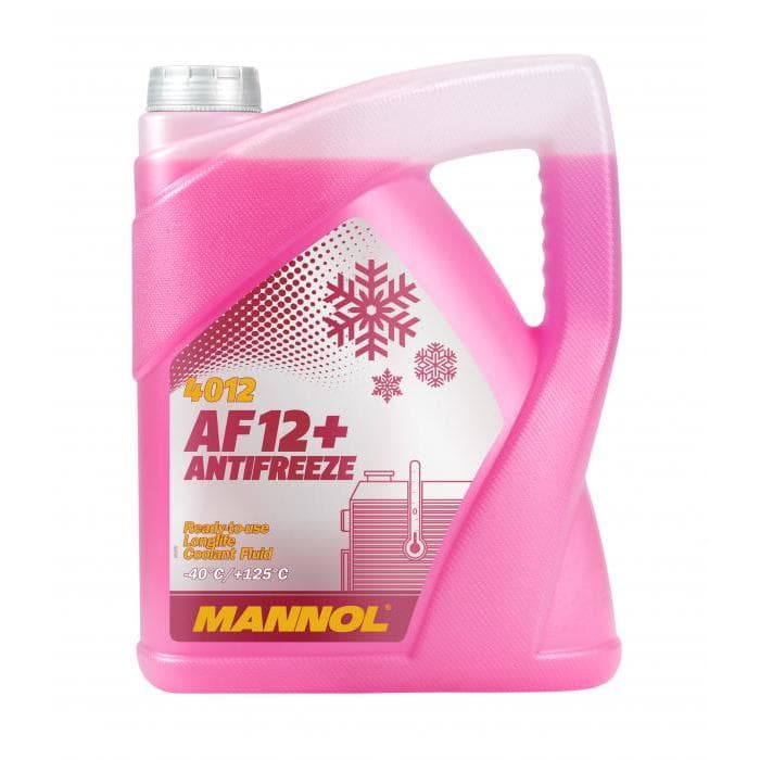 Антифриз MANNOL AF12+ (-40°C красный) 5л