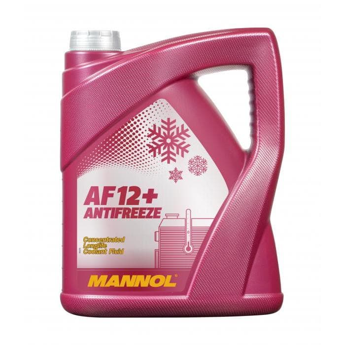 Антифриз MANNOL AF12+ (концентрат красный) 5л