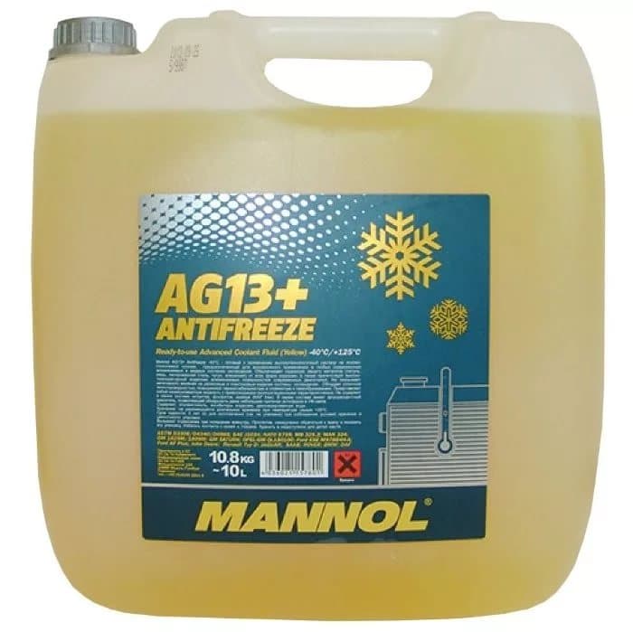 Антифриз MANNOL AG13+ (концентрат жёлтый) 10л