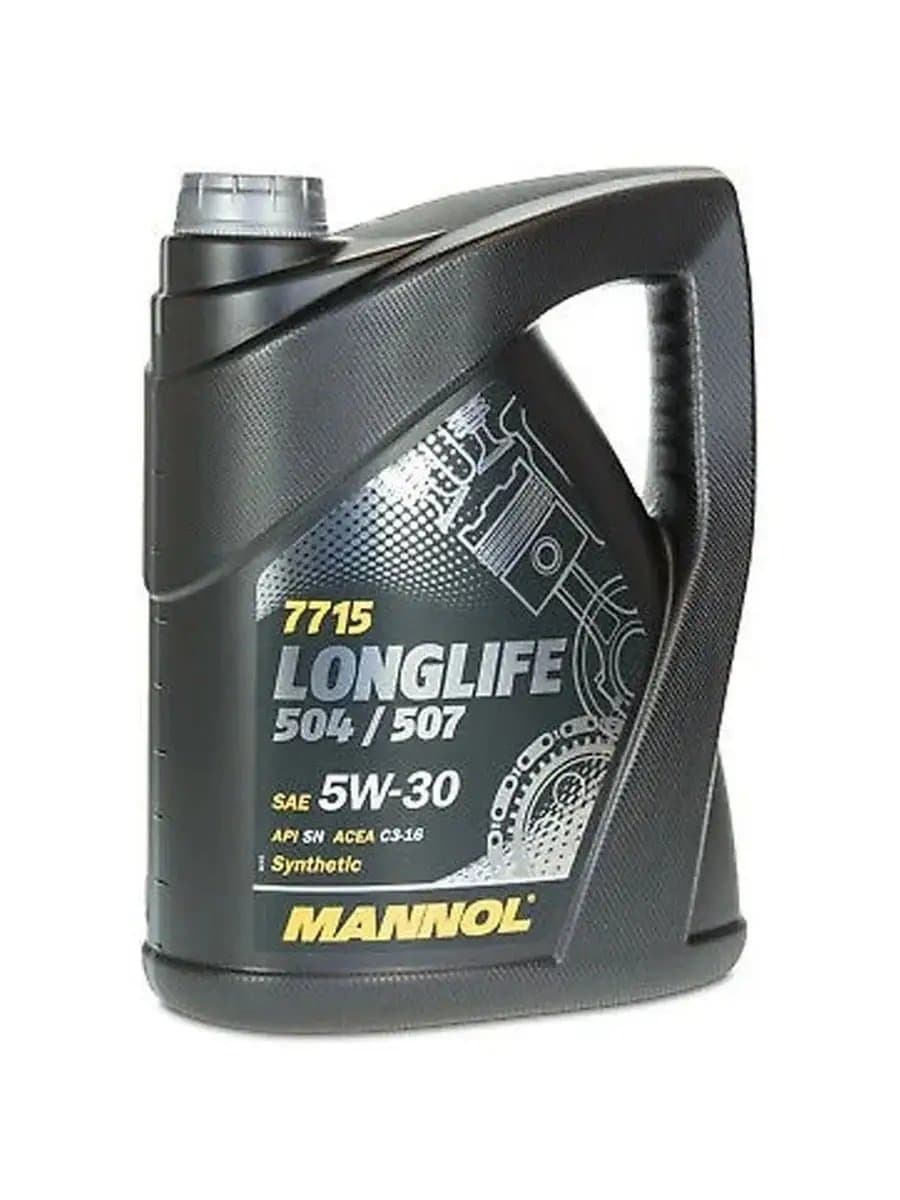 Синтетическое моторное масло Mannol 7715 LONGLIFE 504/507 5л Special