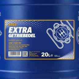 Трансмиссионное масло MANNOL EXTRA GETRIEBEOEL SAE 75W-90 20л