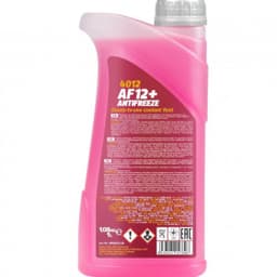 Антифриз MANNOL AF12+ (-40°C красный) 1л