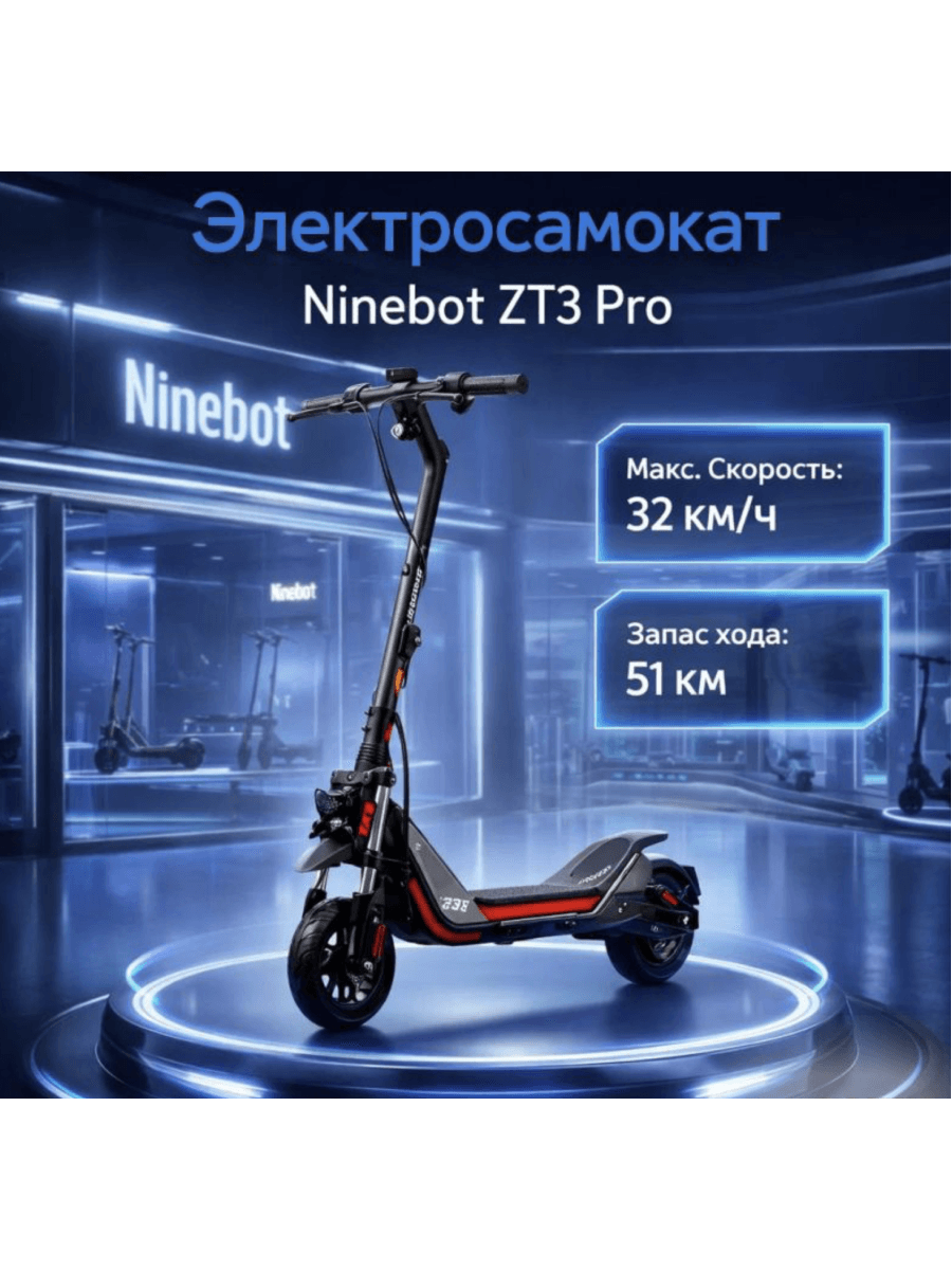 Электросамокат Ninebot ZT3 Pro