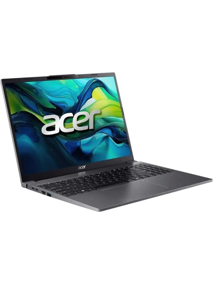 Ноутбук Acer Aspire Go 15 AG15-51P-510U, CPU: Intel Core i5-1334U,  Ram: 8 GB DDR4 (3200 MHz), SSD: 256 GB PCIe NVMe M2, LCD: 15,3" WUXGA IPS 60 Hz, Intel Iris Xe Graphics, Keyboard: Eng US, OS: Windows 11 Home, Colour: Steel Grey, US Plug