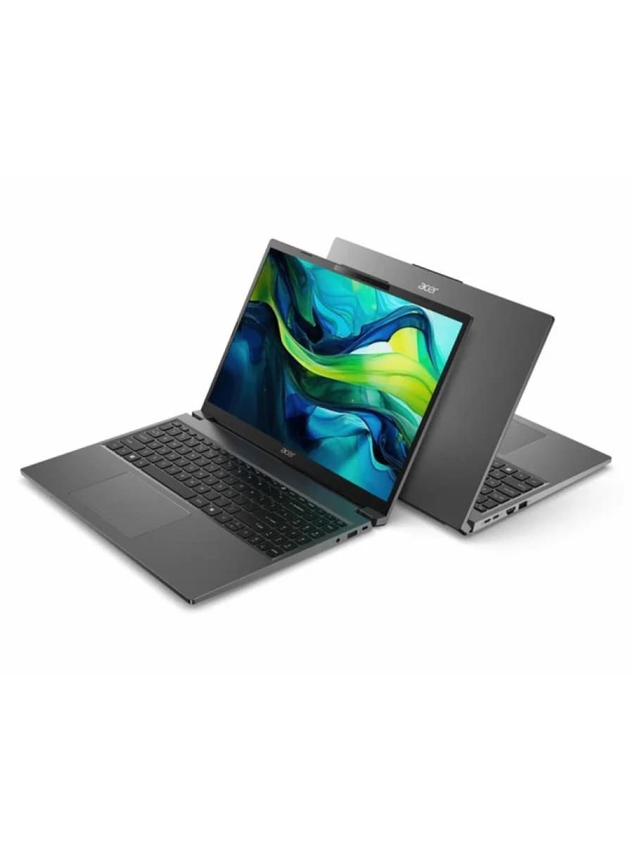 Ноутбук Acer Aspire Go 15 AG15-51P-510U, CPU: Intel Core i5-1334U,  Ram: 8 GB DDR4 (3200 MHz), SSD: 256 GB PCIe NVMe M2, LCD: 15,3" WUXGA IPS 60 Hz, Intel Iris Xe Graphics, Keyboard: Eng US, OS: Windows 11 Home, Colour: Steel Grey, US Plug