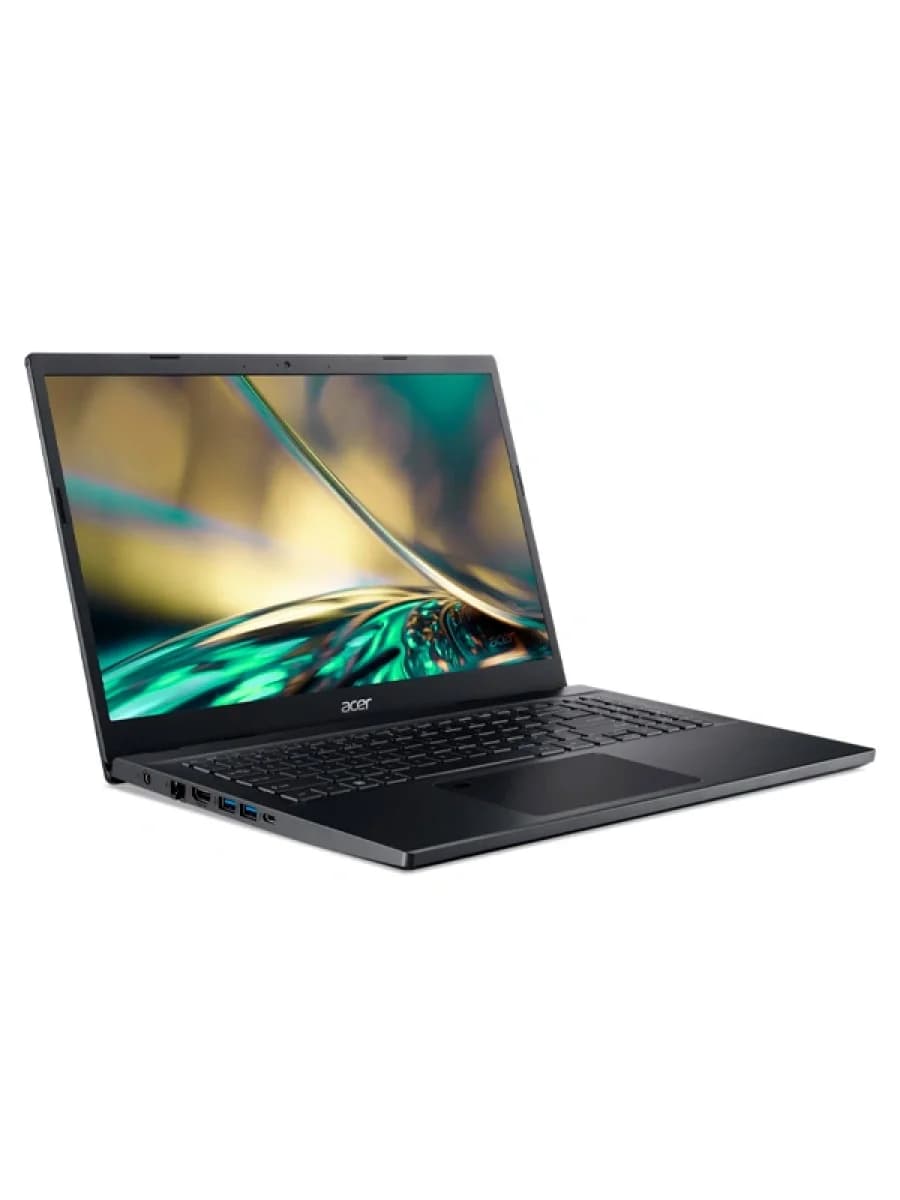 Ноутбук Acer Aspire 7 A715-59G-58A8  CPU: Intel Core i5-12450H  Ram: 16 GB DDR4  SSD: 512 GB PCIe NVMe M2  LCD: 15,6" FHD IPS 144 Hz  GPU: Nvidia GeForce RTX 3050 - 6 GB  OS: Windows 11 Home Keyboard: Eng RGB KB  Color: Charcoal Black WIFI 6