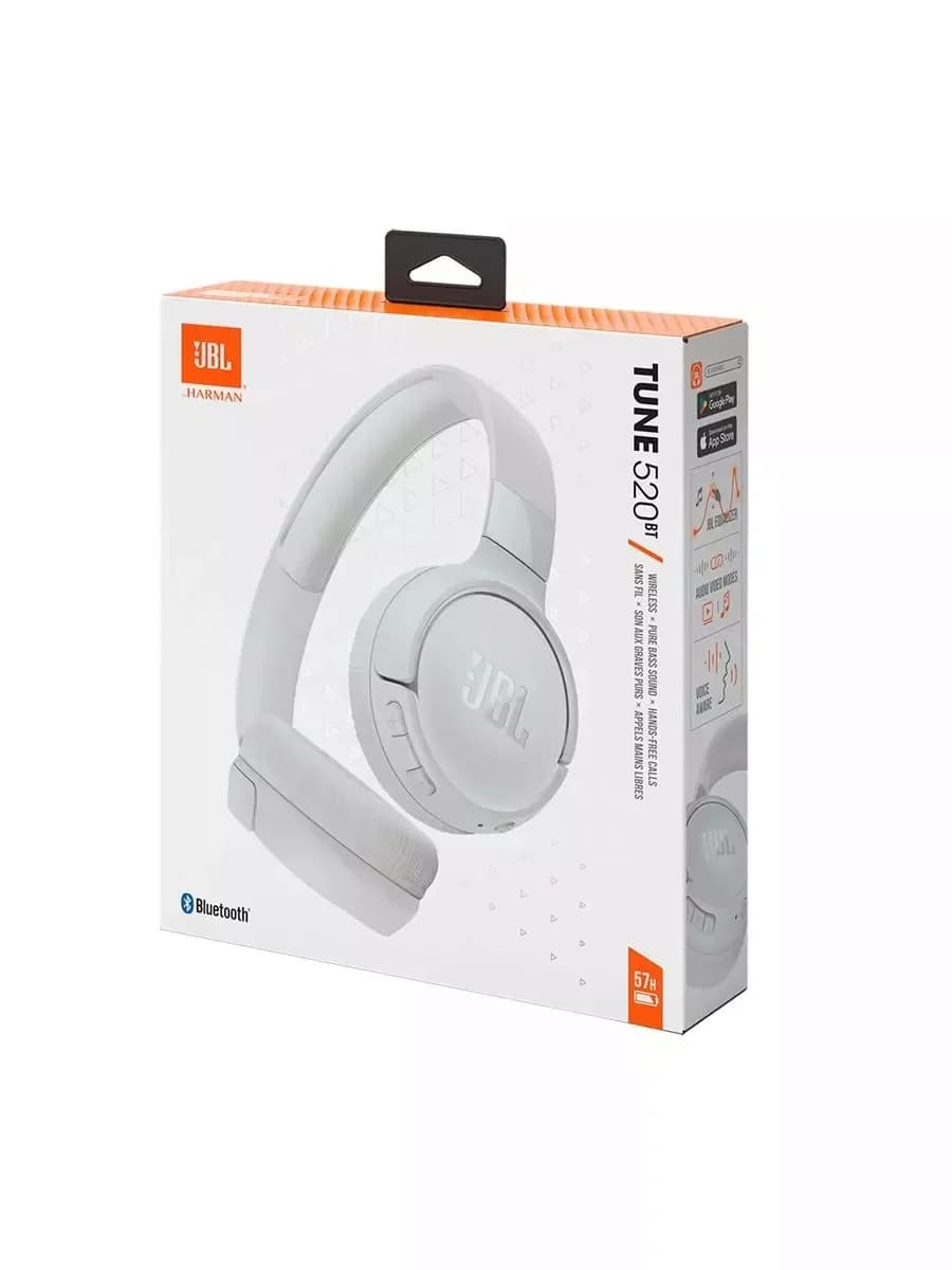 Беспроводные наушники JBL Tune 520BT (Белый)