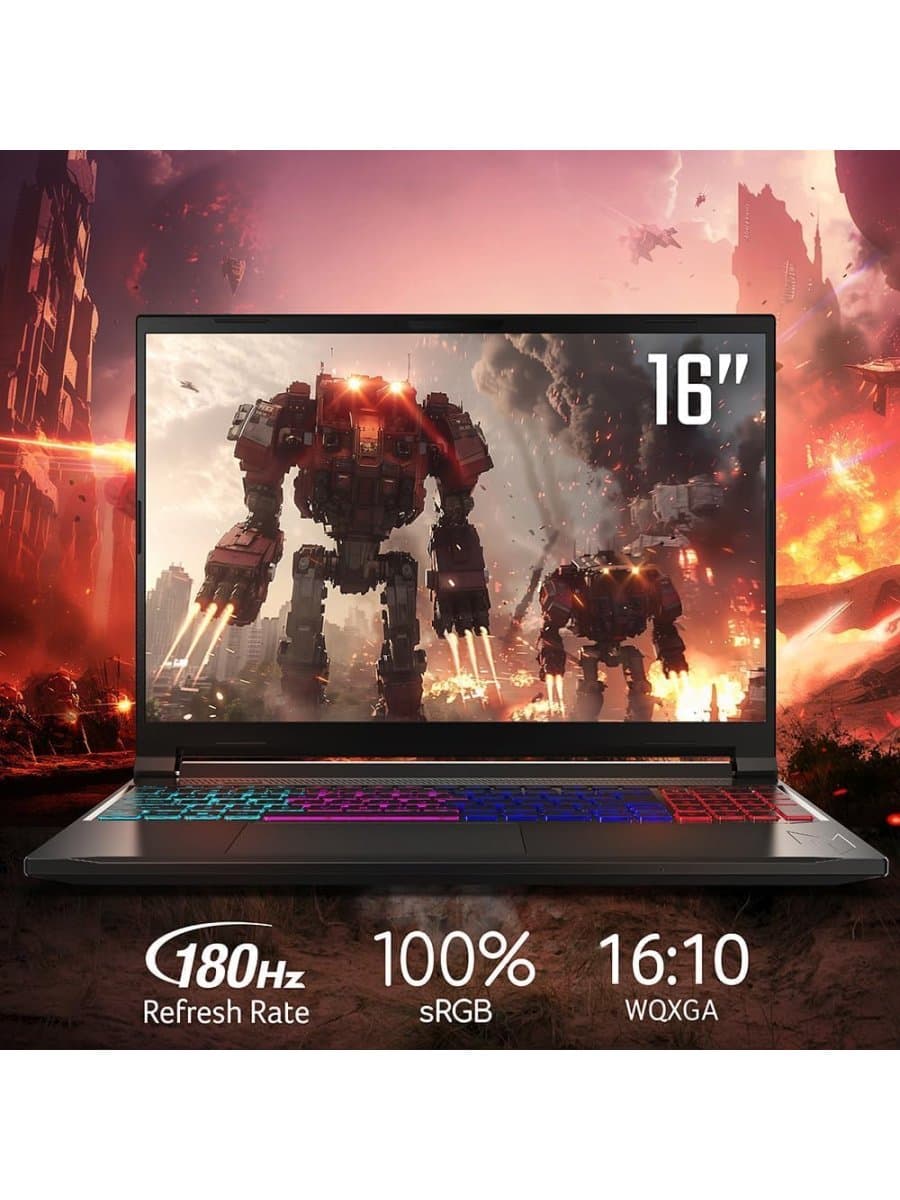 Ноутбук  Acer Nitro V16 16" WUXGA AMD Ryzen 5 240  NVIDIA GeForce RTX 5050 16GB + 512GB SSD Win11
