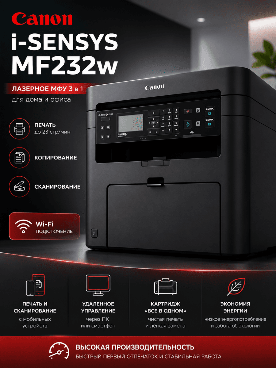 МФУ Canon i-SENSYS MF232W