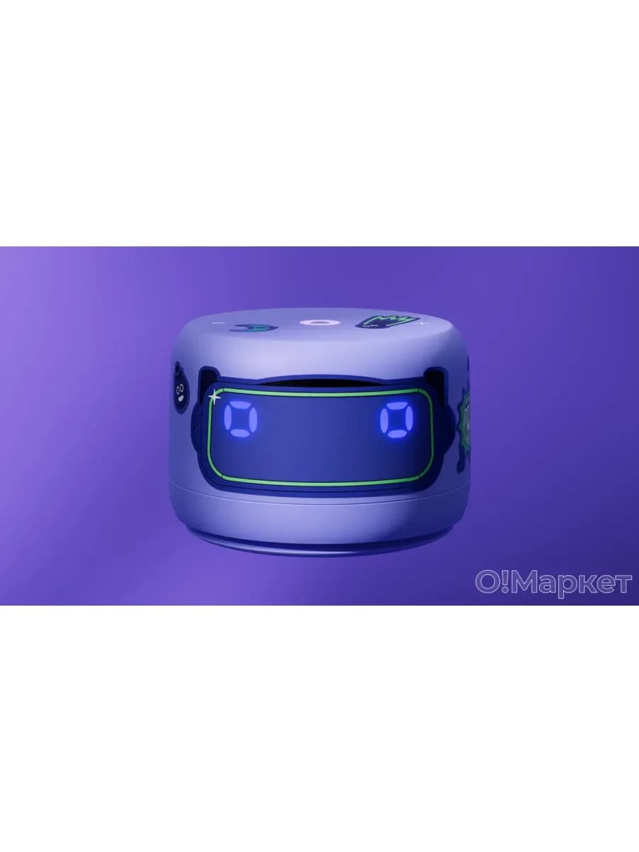 Яндекс станция Лайт 2 с часами (Оранжевый/Зеленый/Розовый/Синий/Фиолетовый)