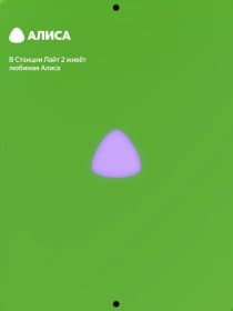 Умная колонка Яндекс Станция Лайт 2 (без часов) с Алисой