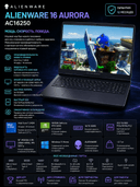 Игровой ноутбук Dell Alienware 16 Aurora AC16250 Core 7 240H RTX 5050 8GB 16GB 512GB SSD 16" 120Hz