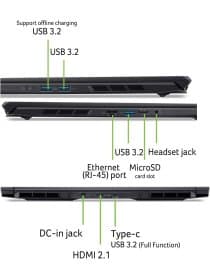 Ноутбук  Acer Nitro V16 16" WUXGA AMD Ryzen 5 240  NVIDIA GeForce RTX 5050 16GB + 512GB SSD Win11