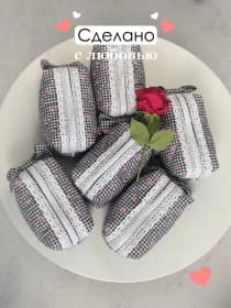 косметичка женская тканевая мягкая в бантик в клетку, косметичка как из pinterest