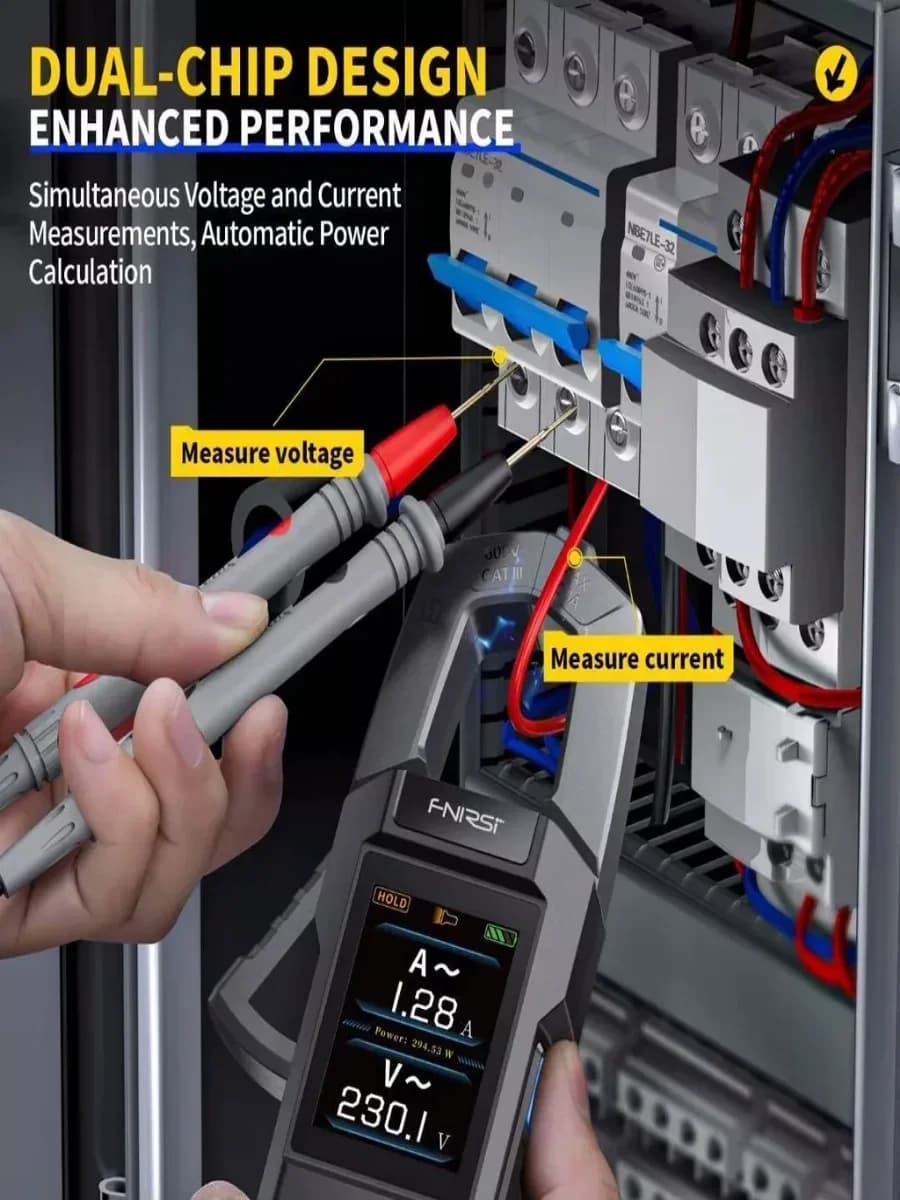 Цифровые токовые клещи-мультиметр FNIRSI DMC-100