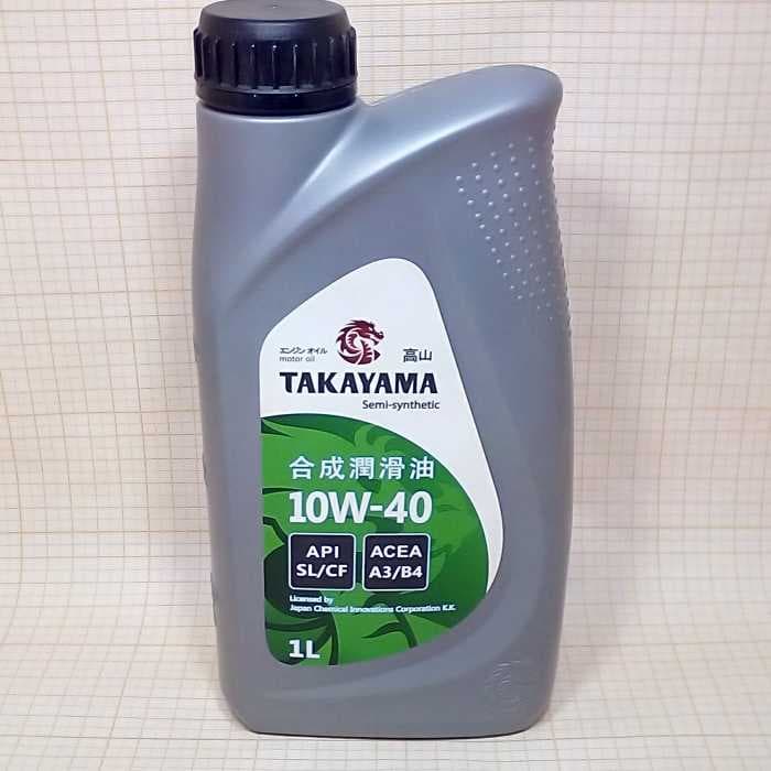 Синтетическое моторное масло TAKAYAMA 10w-40 пластик SL 1л
