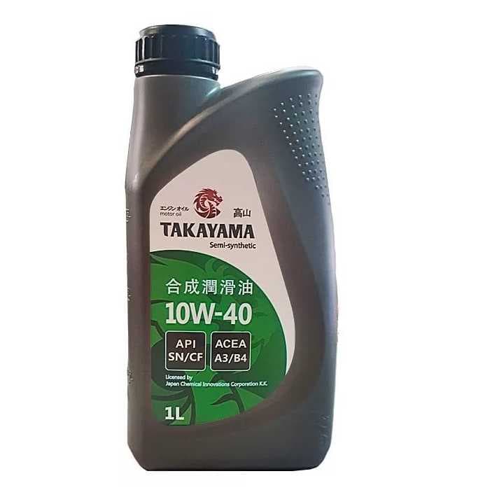 Синтетическое моторное масло TAKAYAMA 10w-40 пластик SN 1л