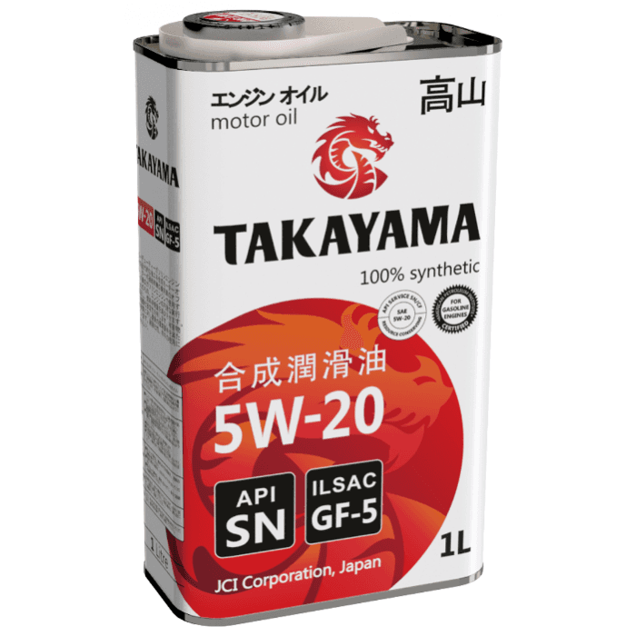 Синтетическое моторное масло TAKAYAMA 5w-20 (metal) 1л