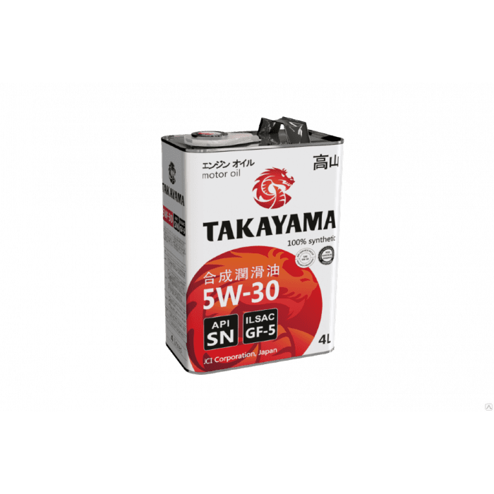 Синтетическое моторное масло TAKAYAMA 5w-30 (metal) 4л