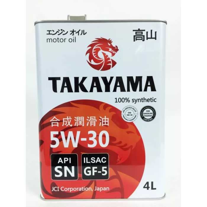 Синтетическое моторное масло TAKAYAMA 5w-30 (metal) 4л