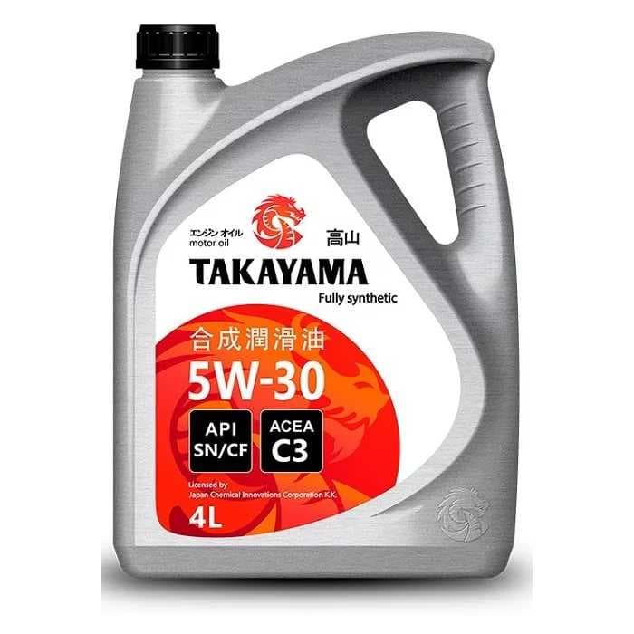 Синтетическое моторное масло TAKAYAMA 5w-30 пластик SN 4л