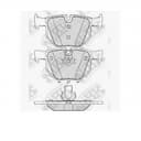 Тормозные колодки задние NIBK PN0093