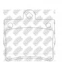 Тормозные колодки задние NIBK PN0125