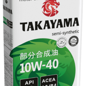 Полусинтетическое моторное масло TAKAYAMA 10w-40 (metal) 1л