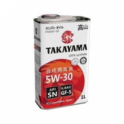 Синтетическое моторное масло TAKAYAMA 5w-30 (metal) 1л
