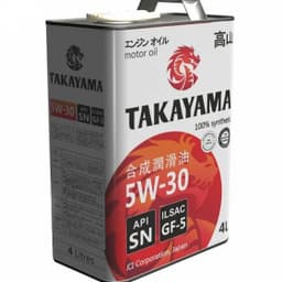 Синтетическое моторное масло TAKAYAMA 5w-30 (metal) 4л