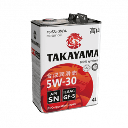 Синтетическое моторное масло TAKAYAMA 5w-30 (metal) 4л