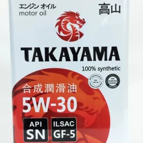Синтетическое моторное масло TAKAYAMA 5w-30 (metal) 4л