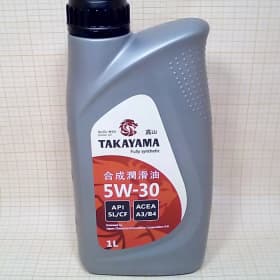 Синтетическое моторное масло TAKAYAMA 5w-30 пластик SL 1л