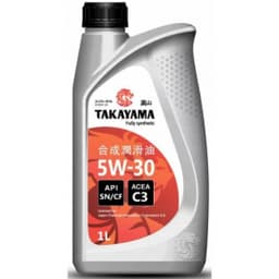 Синтетическое моторное масло TAKAYAMA 5w-30 пластик SN 1л